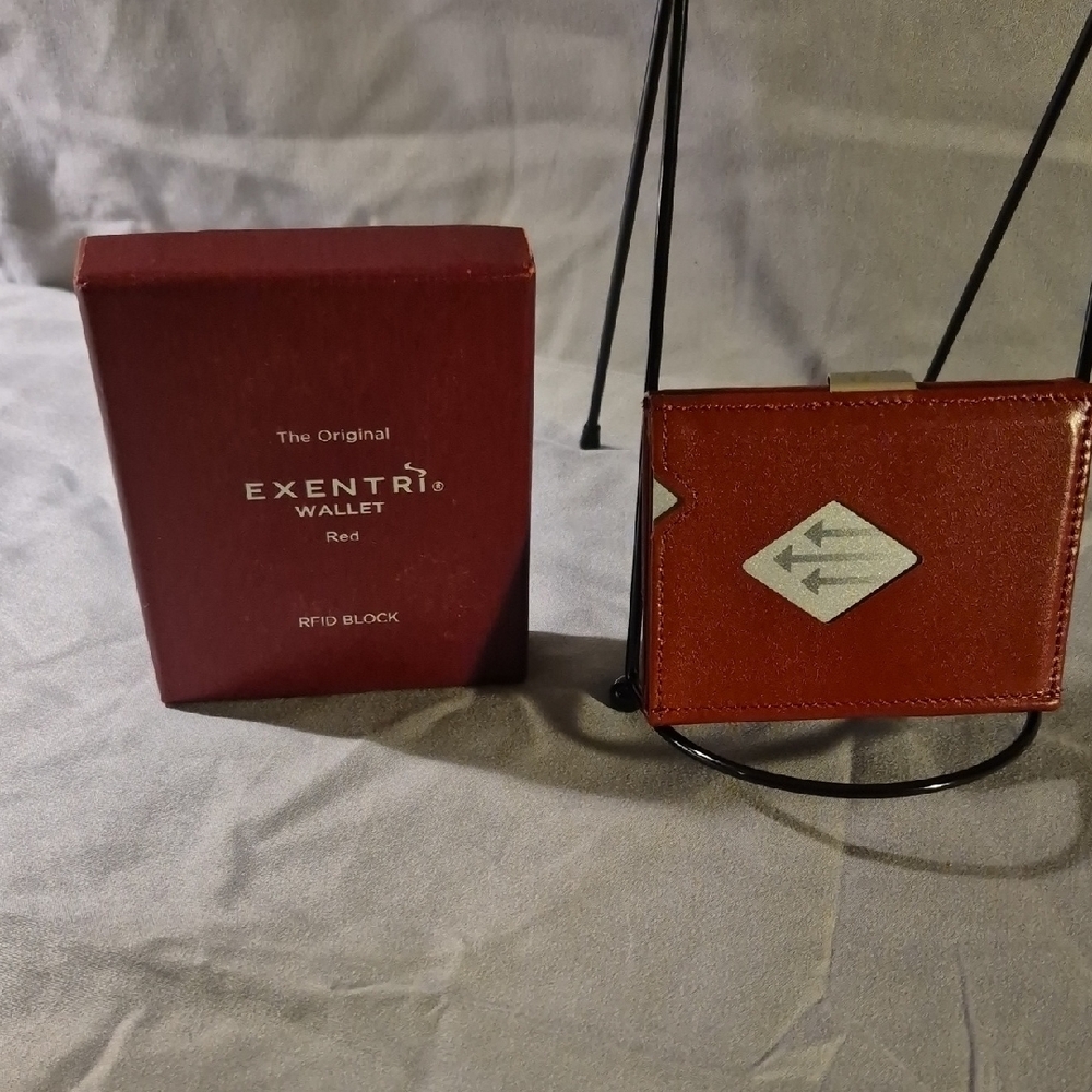 Exentri Red RFID Block Wallet